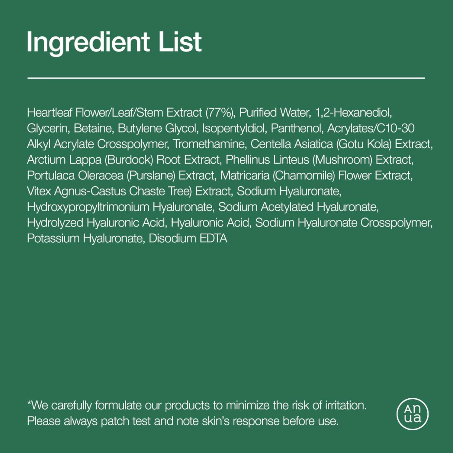 image:imageAnua Heartleaf 77 Soothing Toner I pH 55 Trouble Care Calming Skin Refreshing Hydrating Purifying Cruelty Free Vegan250ml 845 flozUnscented