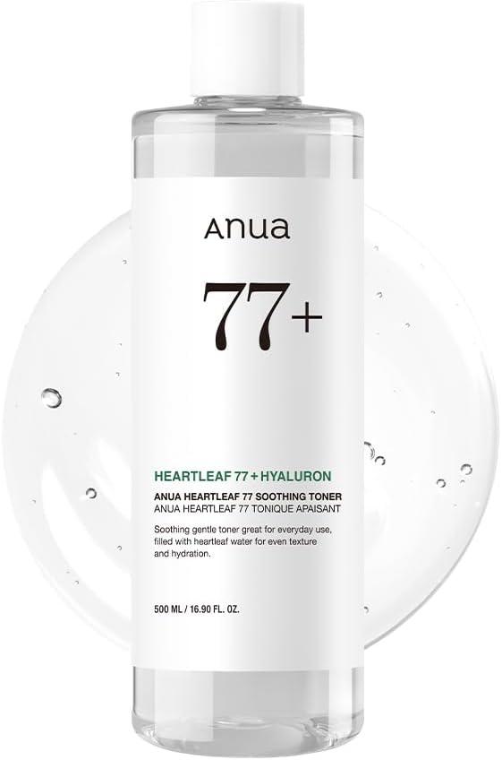 image:imageAnua Heartleaf 77 Soothing Toner I pH 55 Trouble Care Calming Skin Refreshing Hydrating Purifying Cruelty Free Vegan250ml 845 flozUnscented
