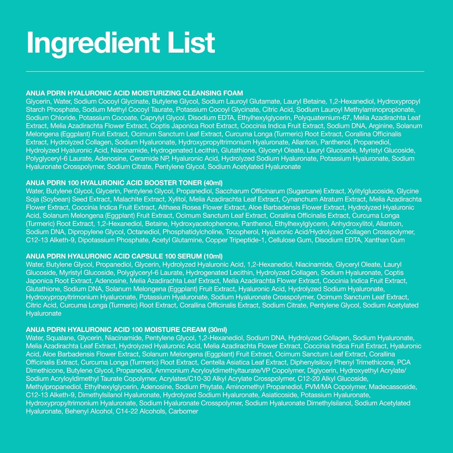 image:imageAnua Salmon DNA PDRN Glow Essential Starter Kit Plumpness for Hydration Collagen for Firming amp Glass Skin Amazon Exclusive Set Travel Essential Korean Skincare Set