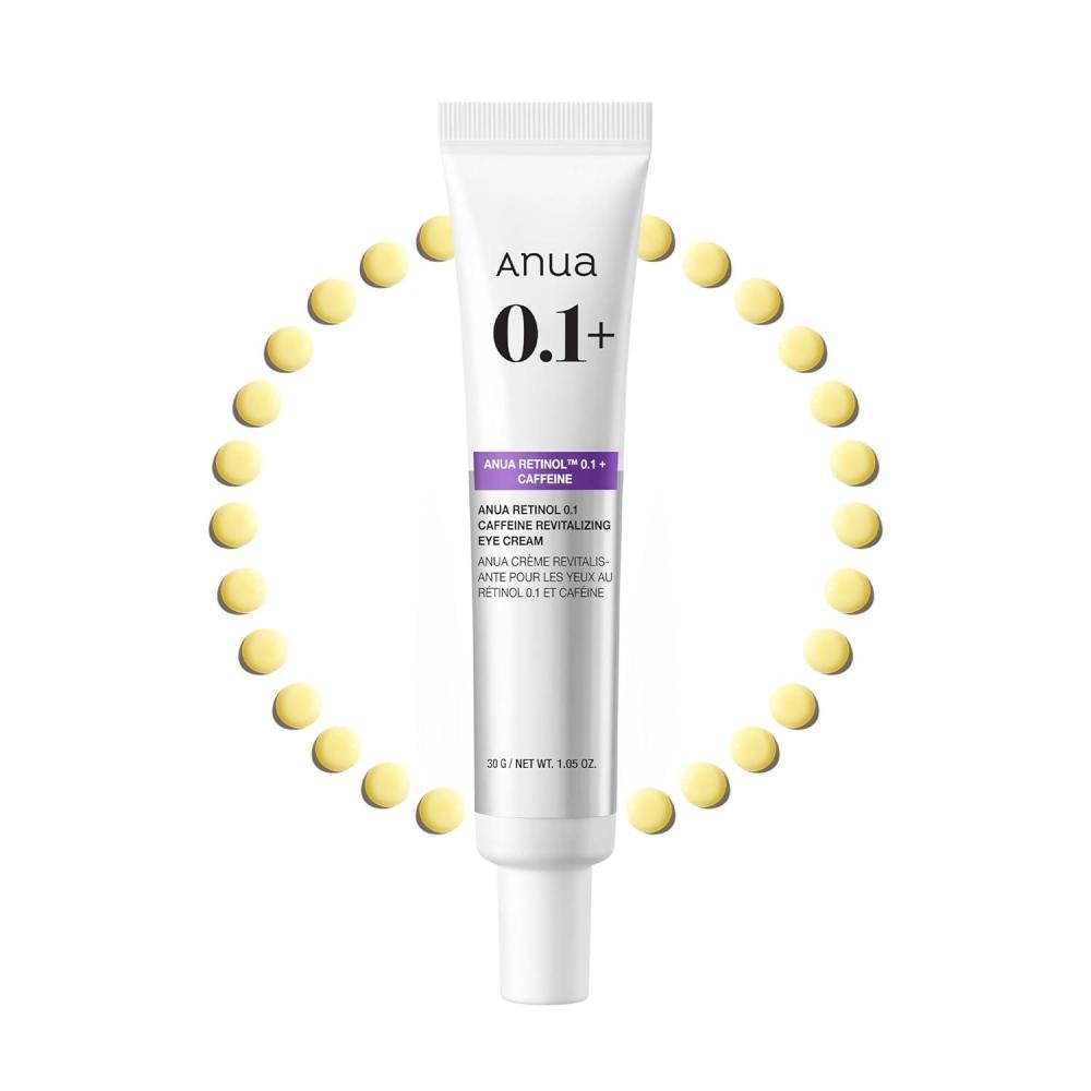 image:imageANUA Retinol 01 Caffeine Revitalizing Eye Cream Under Eye Cream For Hydration Glow Up Eye Contour Niacinamide Retinol For Face Night Cream For Eye Care Korean Skin Care 30g105oz