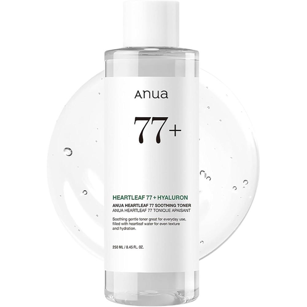 image:imageAnua Heartleaf 77 Soothing Toner I pH 55 Trouble Care Calming Skin Refreshing Hydrating Purifying Cruelty Free Vegan250ml 845 flozUnscented