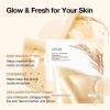 ANUA Rice 70 Glow Collagen Mask, Overnight Face Mask for Glass Skin, Ceramide, Collagen Facial Mask, Skin Moisture Barrier, Tightening Care, Natural Color, Korean Skin Care (38g, 4ea)(Rice)