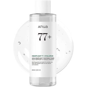 Anua Heartleaf 77 Soothing Toner I pH 5.5 Trouble Care, Calming Skin, Refreshing, Hydrating, Purifying, Cruelty Free, Vegan,(250ml / 8.45 fl.oz.)(Unscented)