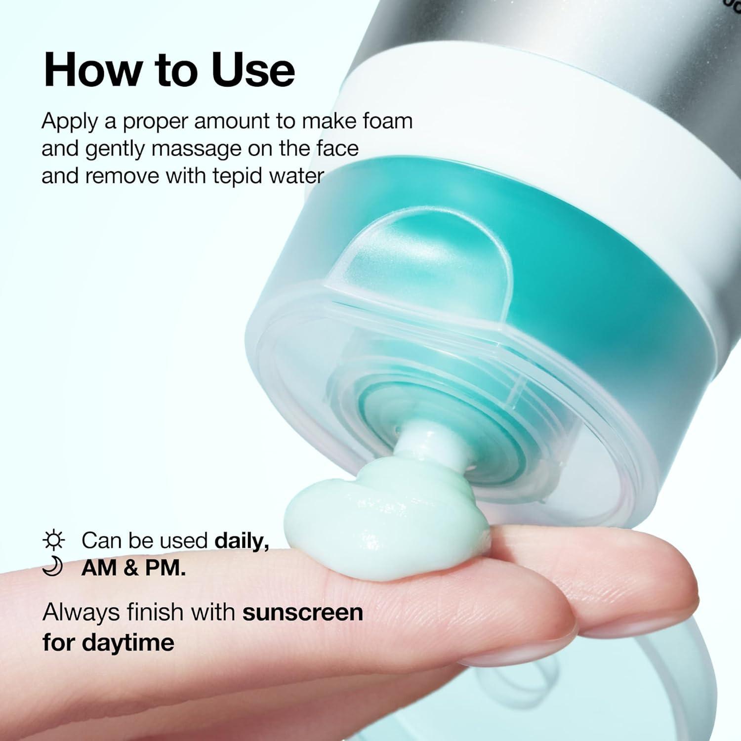 image:imageANUA PDRN Hyaluronic Acid Moisturizing Cleansing Foam Hydrating Facial Cleanser for Dry Skin Daily Gentle Face Wash with Salmon DNA Balancing amp Pore Care Korean Skincare 507 fl oz