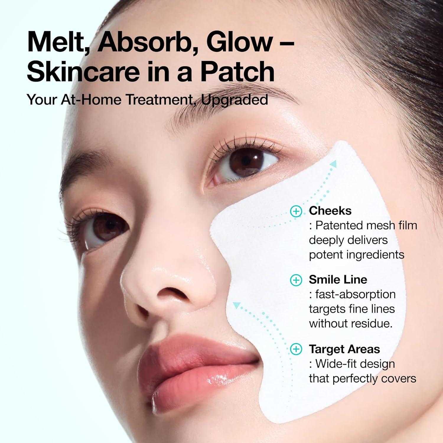 image:imageANUA Salmon DNA PDRN Collagen Melting Patch for Glass skin Instant Melting Thin Collagen Patch Firming amp Plumping for Fine lines Glow amp Hydrating for Smile Lines Korean Skincare 2 Pairs x 4EA