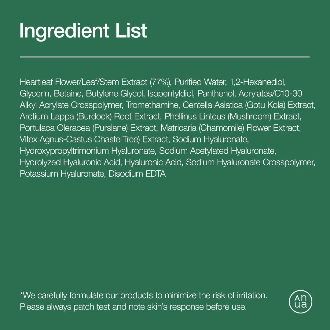 image:imageAnua Heartleaf Cleansing Oil amp Deep Cleansing Foam amp Soothing Toner Pore Control Gentle Korean Skincare