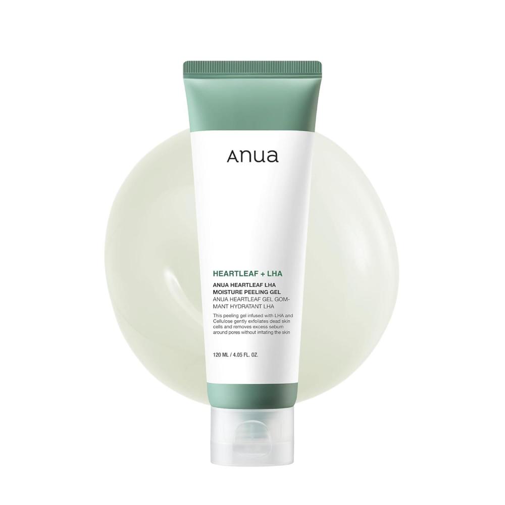 image:imageANUA Heartleaf LHA Moisture Peeling Gel Gentle Exfoliation Hydrating Facial Peel Pore Care Dead Skin Removal Natural Cellulose for Soothing Vegan Korean Skin Care 120ml405 floz