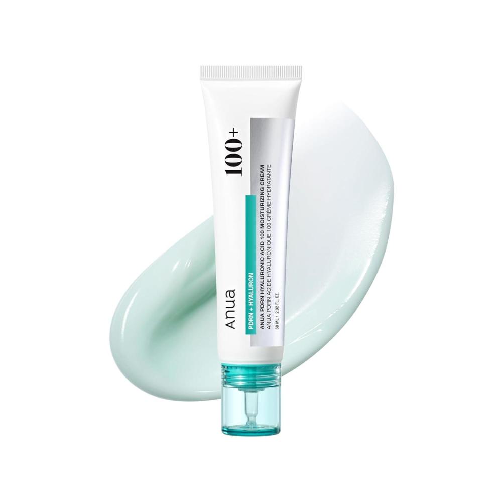 image:imageANUA PDRN Hyaluronic Acid 100 Moisturizing Cream Lightweight Hydrating Moisturizer with Salmon DNA Hyaluronic Acid Collagen For Glass Skin Korean Skin Care 60ml 202 fl oz