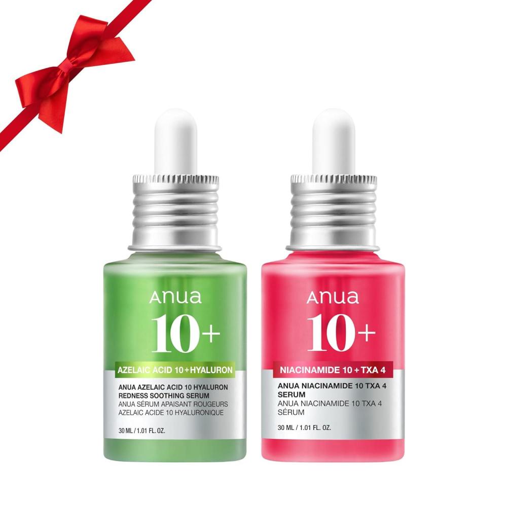 image:imageAnua Ultimate Spot Duo Niacinamide 10  TXA 4 Serum amp Azelaic Acid 10 Hyaluron Redness Soothing Serum Early amp Post Spot Care Skin Clarifying Natural Color Korean Skincare Set