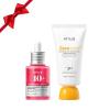 image:imageAnua Ultimate Glow Protection Duo ZeroCast Moisturizing Finish Sunscreen  Niacinamide 10  TXA 4 Serum SPF 50No White Cast Facial Serum for face Korean skincare Set