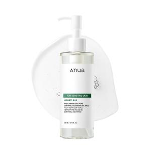 ANUA Heartleaf Pore Cleansing Oil MILD, Sensitive Skin Face Wash, Oil Cleanser for Face, Makeup Blackhead Remover, Korean Skin Care, Non-Comedogenic, Fragrance Free (6.76 fl oz)