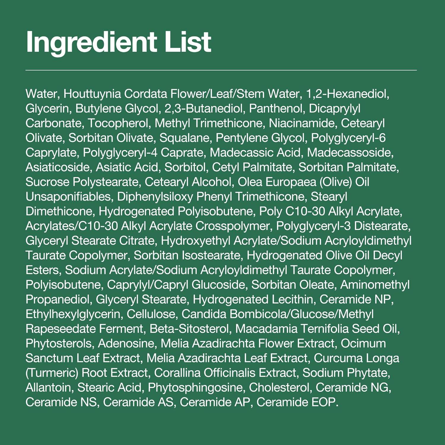 image:imageAnua Heartleaf Centella Red Spot Cream Face Moisturizer for Skin Relief Niacinamide Centella Panthenol Spot Treatment for Sensitive Skin Noncomedogenic Korean Skincare 105 oz